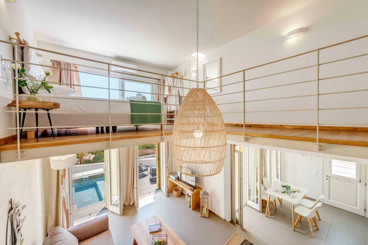 Villa Alba In Syros With Private Jacuzzi Azolimnos Zewnętrze zdjęcie