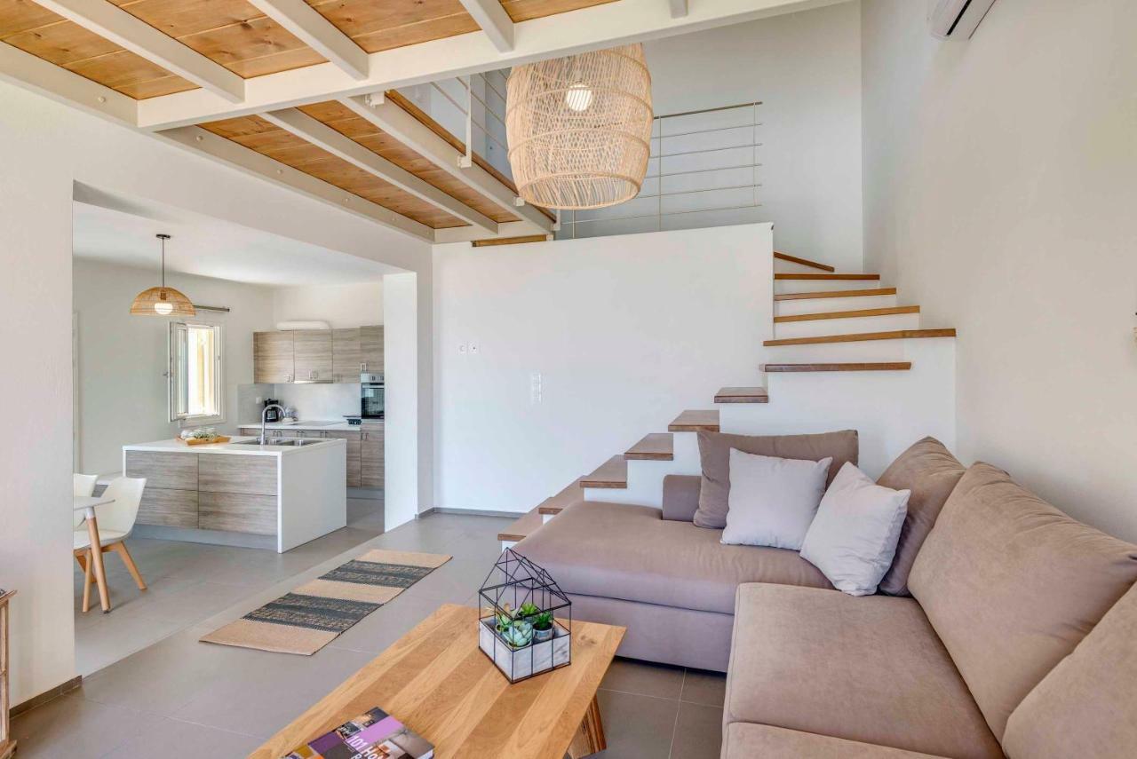 Villa Alba In Syros With Private Jacuzzi Azolimnos Zewnętrze zdjęcie